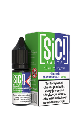 Nikotinová Sůl Sic! Salts - Blackcurrant Lime 10ml - 20mg