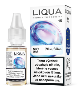 Booster Liqua Nic Shot 15mg 70VG/30PG 10ml Nearomatizovaná
