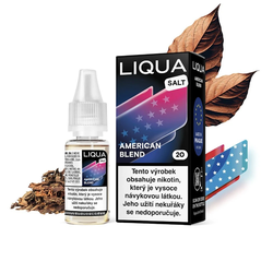 LIQUA Salt American Blend / Americká tabáková směs 10ml