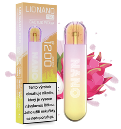 Lio Nano PRO jednorázová e-cigareta - Cactus Pitaya (Kaktus, dračí ovoce) 16mg