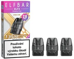 Elf Bar ELFX cartridge V2.0 - 0,6 Ω (celé balení, 3ks)