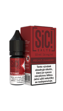 Nikotinová Sůl Sic! Salts - Cranberry 10ml - 16mg