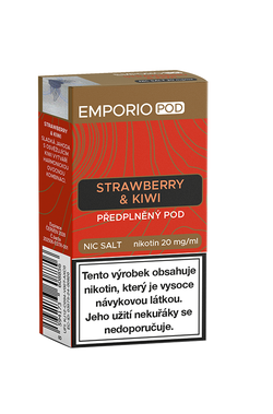Emporio POD náplň - Strawberry and Kiwi 20 mg
