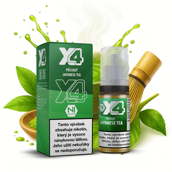 Nikotinová sůl X4 Bar Juice - Japonský čaj / Japanese Tea 10ml