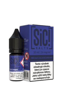 Nikotinová Sůl Sic! Salts - Blackcurrant 10ml - 16mg