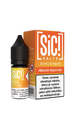 Nikotinová Sůl Sic! Salts - Peach Tea 10ml - 16mg