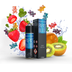 Příchuť SNV Infamous Originals - Papa´s Blood - jahody, kiwi a gumoví medvídci, 10ml
