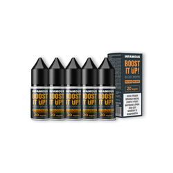 Infamous Booster NicSalt MTL 50/50 - 20mg - 5x10ml