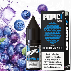 Nikotinová sůl POPIČ! - Blueberry ICE / Ledová Borůvka - 10mg