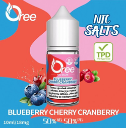 Oree Salt - Blueberry cherry cranberry / Borůvka třešeň brusinka - 18 mg