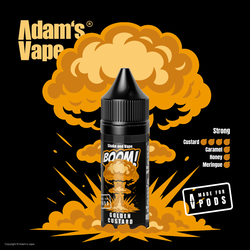 Příchuť Adam´s Vape BOOM! SnV - Golden Custard 5ml