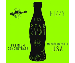Příchuť Big Mouth Fizzy - Hruška, broskev a kiwi 10ml