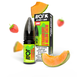 Riot X Salt Strawberry and Melon Chew / Jahodovomelounová žvýkačka 10ml