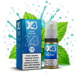 Nikotinová sůl X4 Bar Juice - Čerstvá máta / Fresh Mint 10ml
