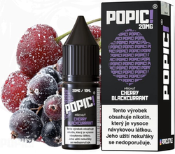 e-liquid POPIČ! Salt - Cherry Blackcurrant (Třešeň, černý rybíz) 10ml