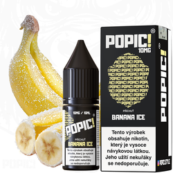 Nikotinová sůl POPIČ! - Banana Ice / Osvěžující banán - 10mg
