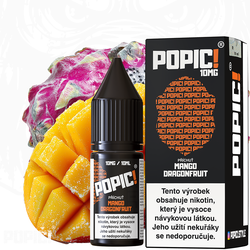 Nikotinová sůl POPIČ! - Mango Dragonfruit / Sladké Mango a Exotické Dračí Ovoce - 10mg