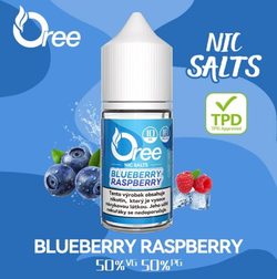 Oree Salt - Blueberry Raspberry / Borůvka a Malina - 18 mg