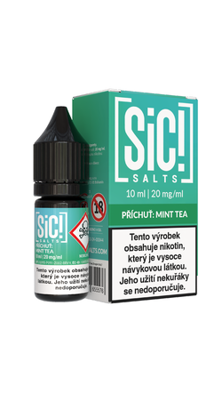 Nikotinová Sůl Sic! Salts - Mint Tea 10ml - 20mg