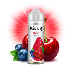 Příchuť KickIt - Třesně s boruvkami / Cherry Berry 10ml SnV