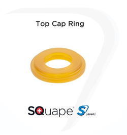SQuape S[even] BF RDA - Top Cap Ring Ultem Natural