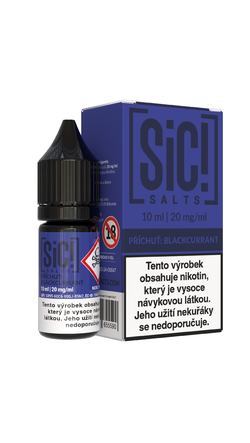 Nikotinová Sůl Sic! Salts - Blackcurrant 10ml - 20mg