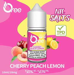 Oree Salt - Cherry Peach Lemon / Třešně Broskev Citron - 18 mg