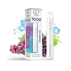 Jednorázová ecigareta IZY ONE+ - Grape Ice 0mg/ml