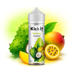Příchuť KickIt - Tropické ovoce / Soursop Tropical 10ml SnV