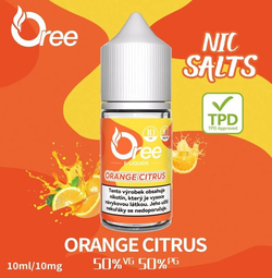 Oree Salt - Orange citrus / Pomeranč - 10 mg