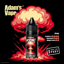 Příchuť Adam´s Vape BOOM! SnV - Strawberry Cheesecake 5ml