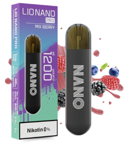 Lio Nano PRO jednorázová e-cigareta - Mix Berry (Bobulovitá směs) 0mg