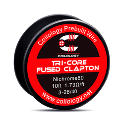 Coilology DL drát Ni80 - TriCore Fused Clapton - 1,73ohm/ft - 3,04m