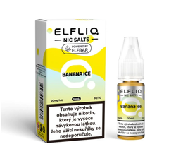 Nikotinová Sůl ELF BAR ElfLiq - Banana Ice 10ml