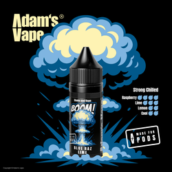Příchuť Adam´s Vape BOOM! SnV - Blue Raz Lime 5ml