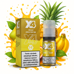 Nikotinová sůl X4 Bar Juice - Jungle Fruit Mix 10ml