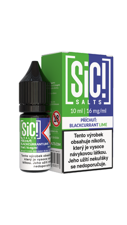 Nikotinová Sůl Sic! Salts - Blackcurrant Lime 10ml - 16mg