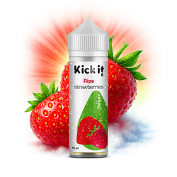 Příchuť KickIt - Jahody / Ripe Strawberries 10ml SnV