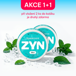 ZYN Mini Spearmint 3mg, Akce 1+1 zdarma