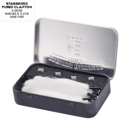 Coilology Premium Handmade Coils Staggered Fused Clapton 2-28/36 - 0,21ohm/dual, 4ks