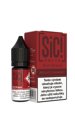 Nikotinová Sůl Sic! Salts - Cranberry 10ml - 20mg
