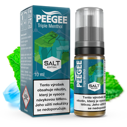 PEEGEE Salt - Trojitý Mentol / Triple Menthol 10ml