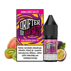 Nikotinová sůl Drifter Bar Salts Kiwi Passionfruit Guava Ice 10ml