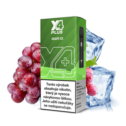 Přednaplněný Pod X4 Plus - Chladivé hroznové víno / Grape Ice - 20mg - Kolek Q